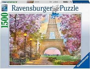 Пазл Романтика Парижа 1500 элементов (Ravensburger, 16000)
